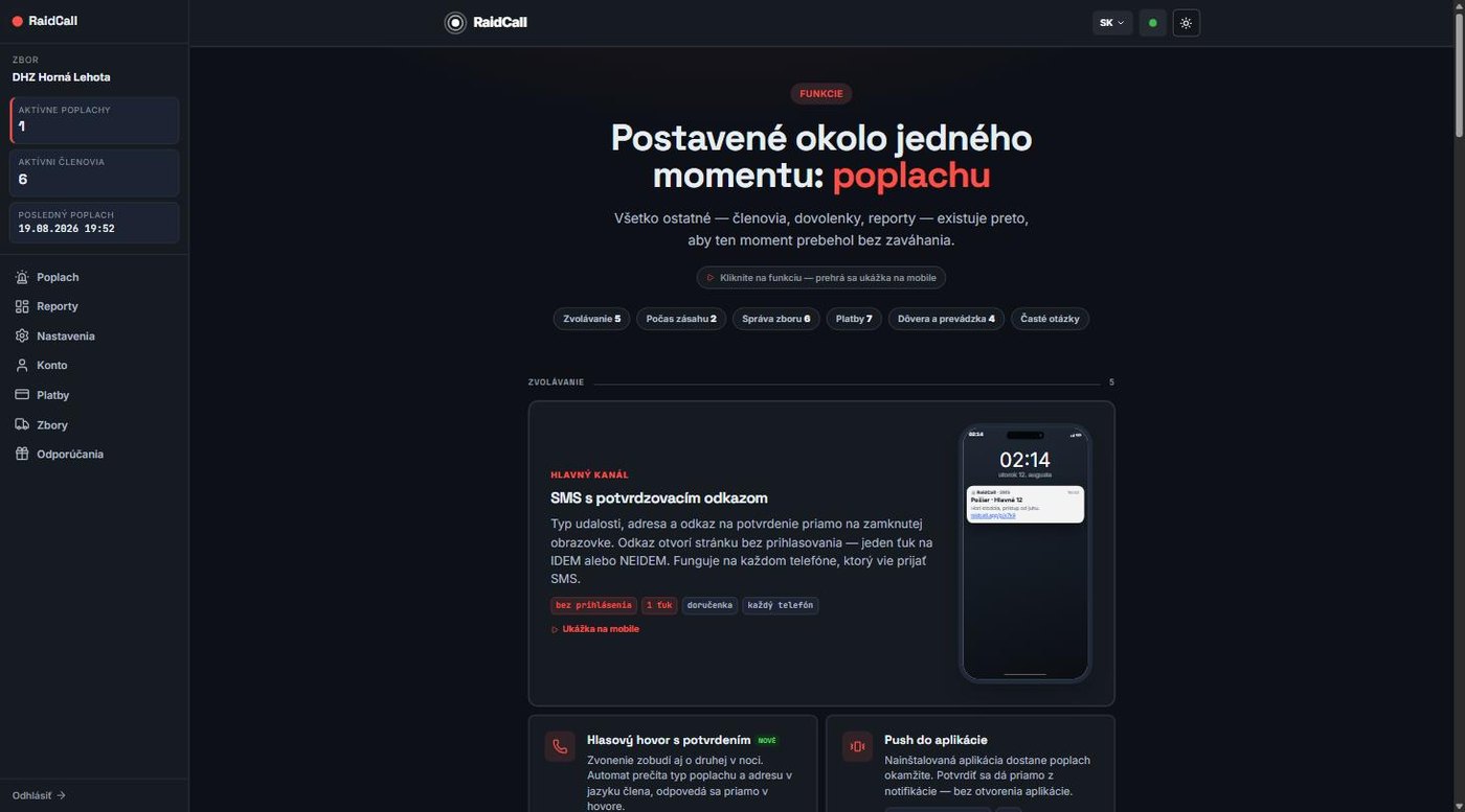 RaidCall – Digitálny požiarny systém – ukážka 9
